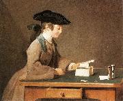 Jean Simeon Chardin The House of Cards china oil painting artist